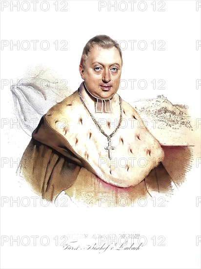 Anton Alois Wolf, Anton Alojzij Wolf, born 14 June 1782 in Idria (Idrija) in the Duchy of Carniola,