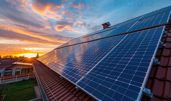 Solar panel installation demonstration AI generated