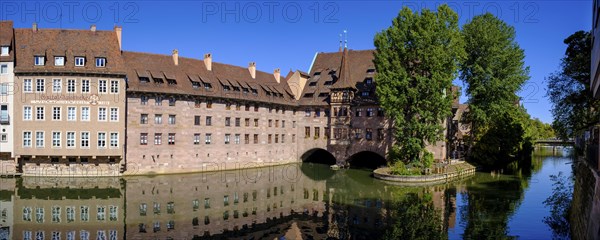 Heilig-Geist-Spital an der Pegnitz, Nuremberg, Middle Franconia, Franconia, Bavaria, Germany,