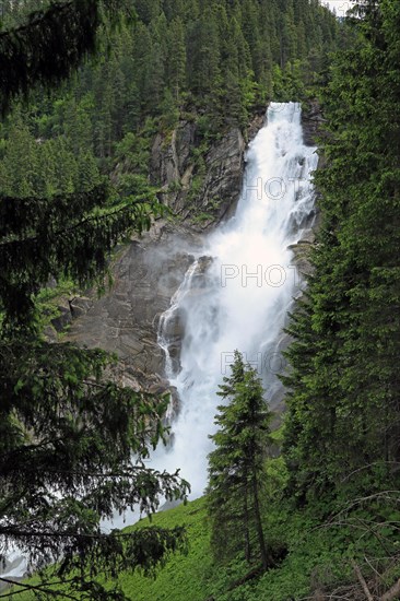Krimml Waterfalls, Krimml Achental Valley, Hohe Tauern National Park, Krimml, Pinzgau, Austria,