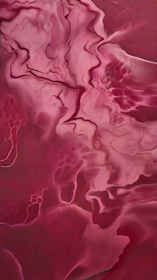 Marble textured red chalkboard as illustration background, AI generated