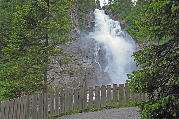 Krimml Waterfalls, Krimml Achental Valley, Hohe Tauern National Park, Krimml, Pinzgau, Austria,