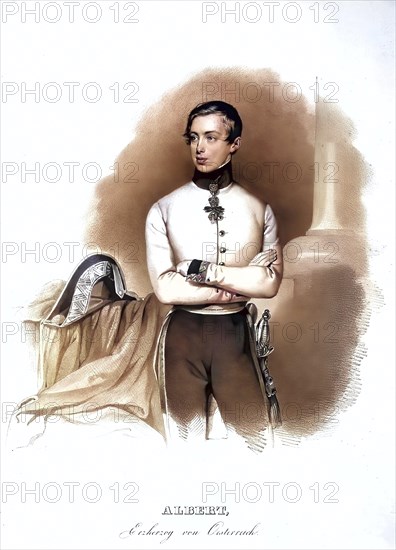Archduke Albrecht Friedrich Rudolf of Austria-Teschen (born 3 August 1817 in Vienna, died 18