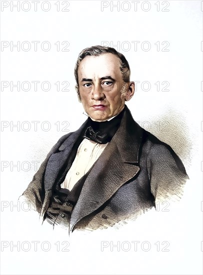 Adolf suess (1797-1852), industrialist, father of the geologist Eduard suess, Historical, digitally
