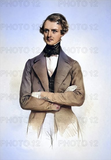 Arthur Russell (1825-1892), British diplomat, Member of Parliament, Historical, digitally restored