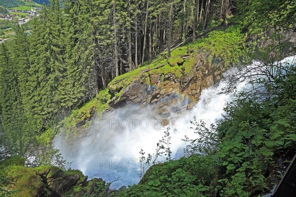 Krimml Waterfalls, Krimml Achental Valley, Hohe Tauern National Park, Krimml, Pinzgau, Austria,