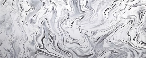 Marble textured grey chalkboard as illustration background, AI generated