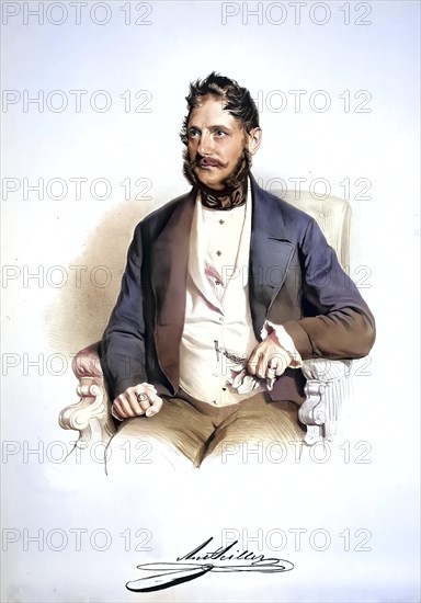 Anton Seiller (1804-1886), wholesaler, industrialist, brother of the mayor of Vienna Johann Kaspar