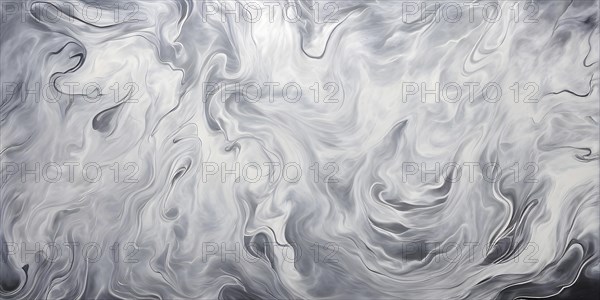 Marble textured grey chalkboard as illustration background, AI generated