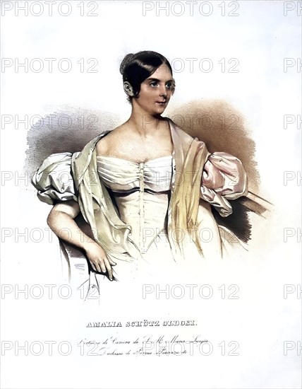 Amalie Schuetz (pseudonym: Amalie Schuetz-Oldosi, born 22 January 1803 in Vienna, died 21 September
