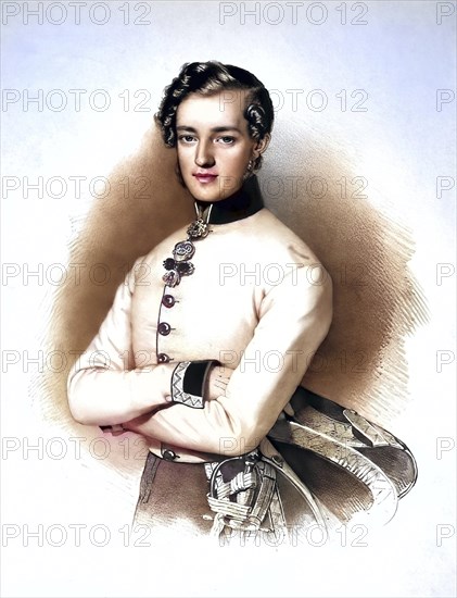 Archduke Stephen of Austria (1817-1867), Palatine of Hungary, Historical, digitally restored