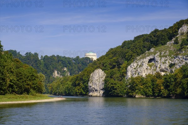 Danube Gorge, Weltenburger Enge, Gorge, Upper Jura, Weltenburg, Kelheim on the Danube, Lower