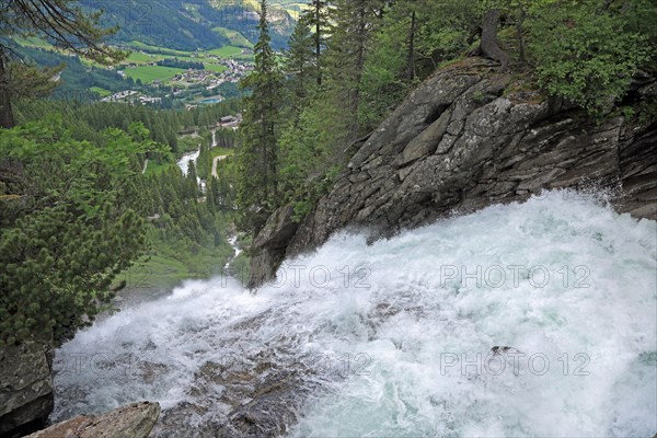 Krimml Waterfalls, Krimml Achental Valley, Hohe Tauern National Park, Krimml, Pinzgau, Austria,