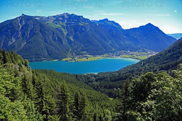 Achensee, view of Maurach, Tyrol, Austria, Europe
