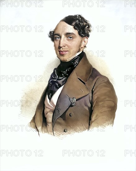 Alexander von Poliansky, Imperial Russian Chamberlain and State Councillor, 1843, 46 Embassy