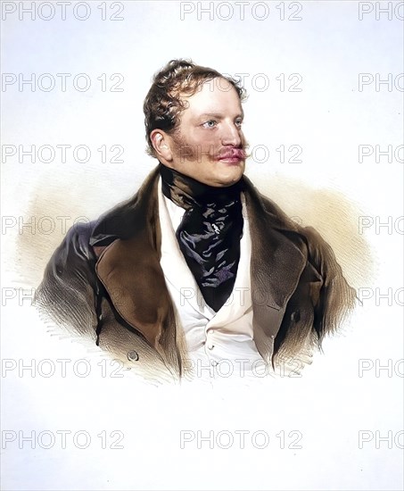 Franz Graf Hardegg (1799-1854), Austro-Hungarian Monarchy, Imperial and Royal Monarchy Officer,
