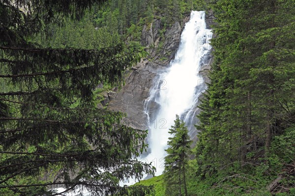 Krimml Waterfalls, Krimml Achental Valley, Hohe Tauern National Park, Krimml, Pinzgau, Austria,