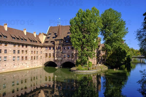 Heilig-Geist-Spital an der Pegnitz, Nuremberg, Middle Franconia, Franconia, Bavaria, Germany,