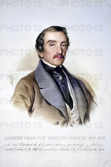 Albert Graf von Nostitz-Rieneck (born 23 August 1807 in Tuermitz, Bohemia, died 25 January 1871 in