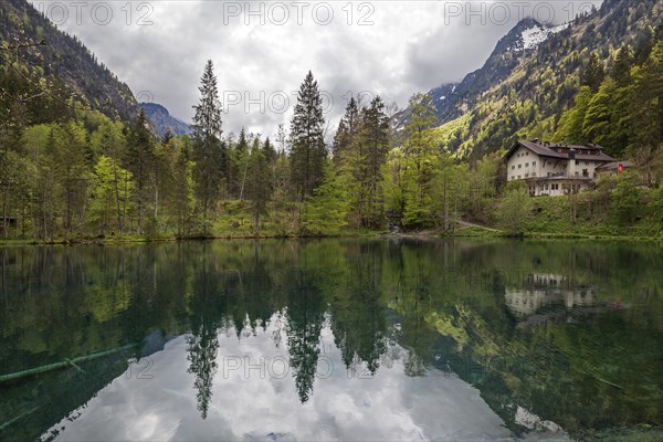 Christlessee, near Gottenried, Trettachtal, Oberstdorf, Oberallgaeu, Allgaeu, Bavaria, Germany,