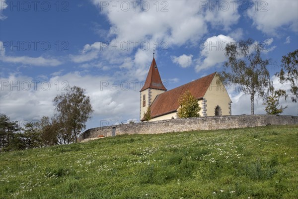 St. Stephanus and St. Ulrich, Ehingen am Ries, Noerdlinger Ries, Swabia, Bavaria, Germany, Europe