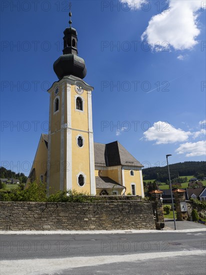 Roman Catholic parish church, dedicated to St James the Elder, St. Jakob im Walde, Styria, Austria,