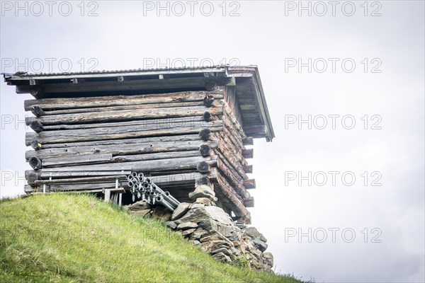 Stadel Almwiese Stubaital, Austria, Europe