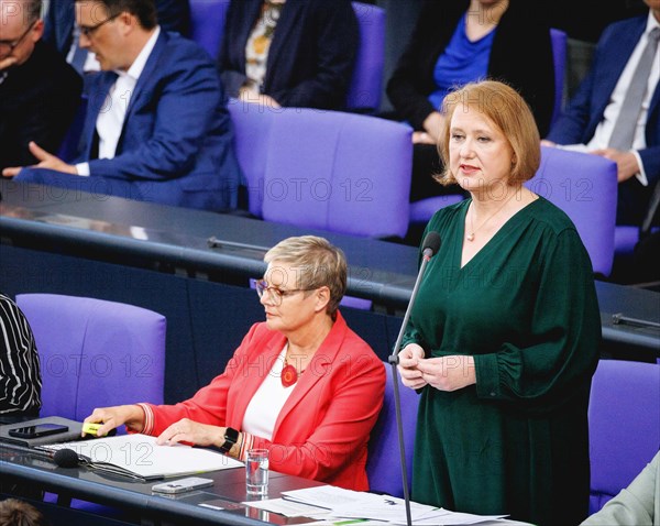 Lisa Paus, Federal Minister for Family Affairs, Senior Citizens, Women and Youth, recorded during