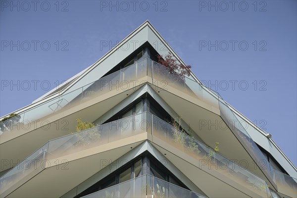 New build, KunstCampus residential building, Am Hamburger Bahnhof, Heidestrasse, Europacity,