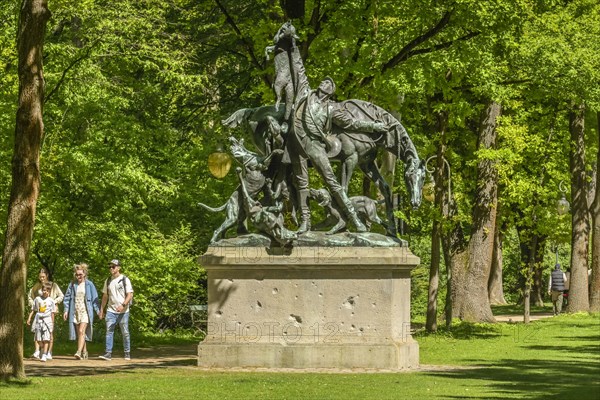 Victory Column, Fasanerieallee, Grosser Tiergarten, Tiergarten, Mitte, Berlin, Germany, Europe