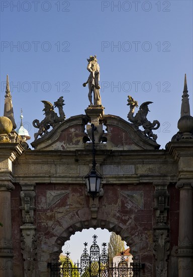 Schlossportal, Bueckeburg Castle, Bueckeburg, Lower Saxony, Germany, Europe