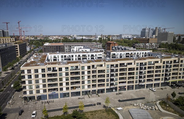 New-build flats in Berlin, Heidestrasse (photo for editorial use only, no property release