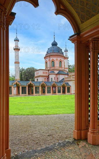 Garden Mosque by Nicolas de Pigage, Schwetzingen Palace Gardens, Schwetzingen, Baden-Wuerttemberg,