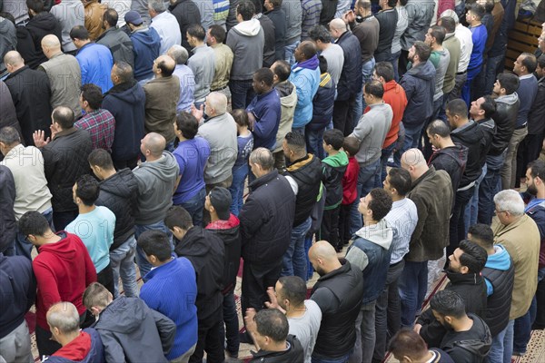 Muslims in Berlin gathered for prayer on 1 May 2015 at the Dar Assalam Mosque, Neukoelln Meeting