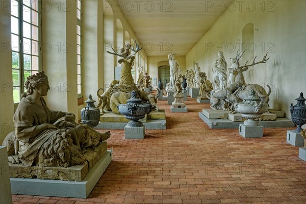 Lapidarium in the Orangery, Schwetzingen Palace and Palace Gardens, Schwetzingen,