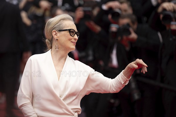 Cannes, France, 14 May 2024: Meryl Streep during the opening of the 77th Cannes International Film