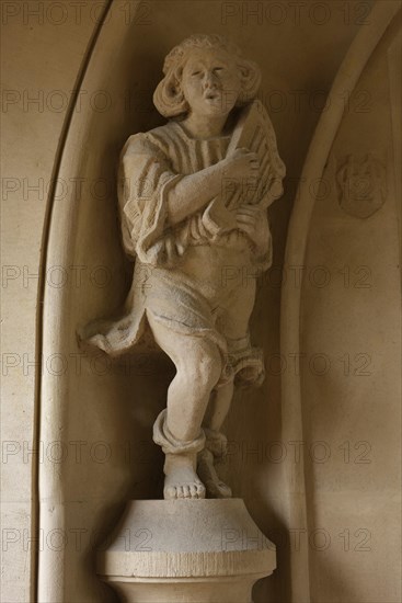 Sculpture, Art Nouveau church, Gaggstatt, Art Nouveau, Kirchberg-Gaggstatt, Church, Jagsttal,