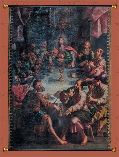 Lenten cloth, Last Supper, Rottweil Minster