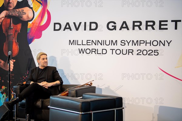 David Garrett, Press conference for the new tour Millennium Symphony World Tour 2025 at Flora,