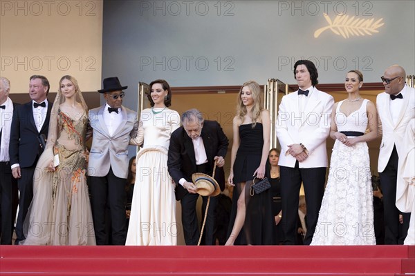 Cannes, France, 16.5.2024: Jon Voight, D. B. Sweeney, Grace VanderWaal, Giancarlo Esposito, Aubrey