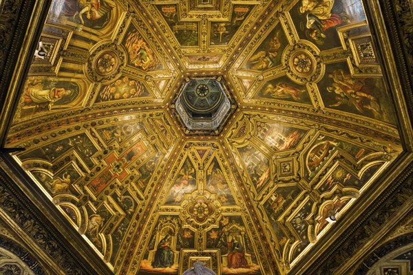 Interior view, Chapel of Mercy, place of pilgrimage, Kevelaer, Lower Rhine, North Rhine-Westphalia,