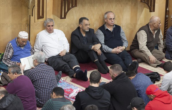 Muslims in Berlin gathered for prayer on 1 May 2015 at the Dar Assalam Mosque, Neukoelln Meeting