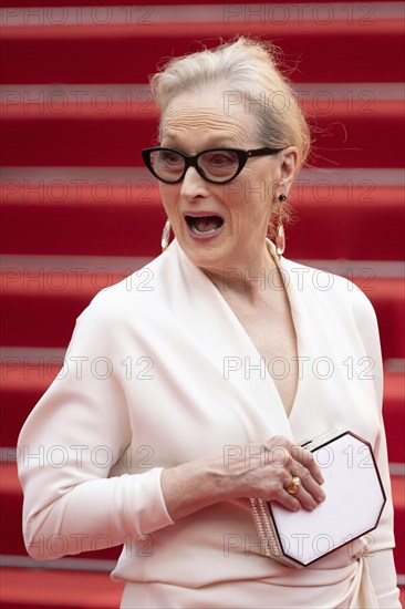 Cannes, France, 14 May 2024: Meryl Streep during the opening of the 77th Cannes International Film
