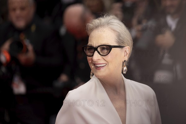 Cannes, France, 14 May 2024: Meryl Streep during the opening of the 77th Cannes International Film