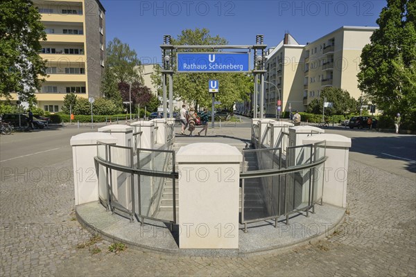 U-Bahn station Rathaus Schoeneberg, Schoeneberg, Tempelhof-Schoeneberg, Berlin, Germany, Europe