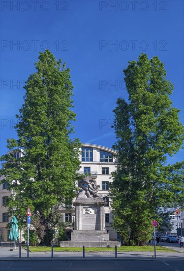 Monument, Rudolf Virchow, Karlplatz, Mitte, Berlin, Germany, Europe