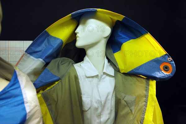 Fashion mannequin with modern mackintosh Department of Fashion at the Victoria & Albert Museum, 1-5