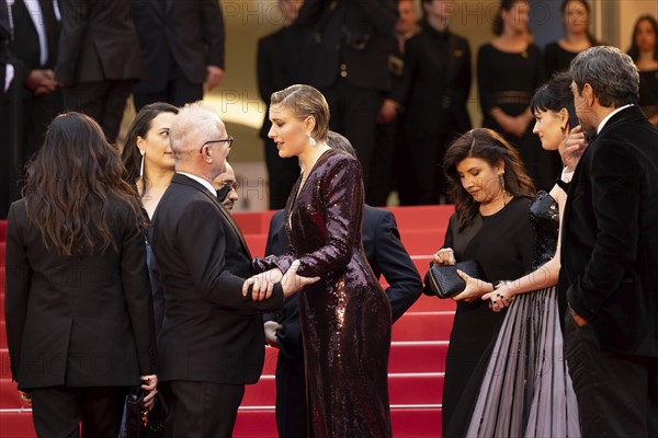 Cannes, France, 14 May 2024: Greta Gerwig, Jury President, during the opening of the 77th Cannes