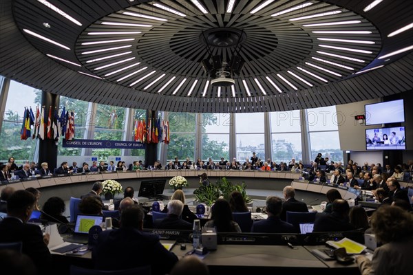 Working meeting of the foreign ministers of the Council of Europe in Strasbourg, 16 May 2024.