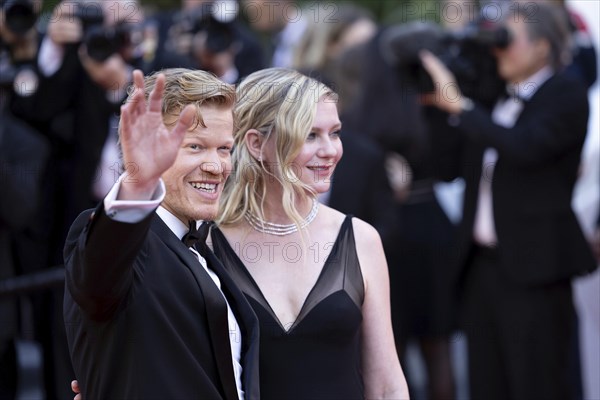 Cannes, France, 17.5.2024: Jesse Plemons and Kirsten Dunst at the premiere of Kinds of Kindness on